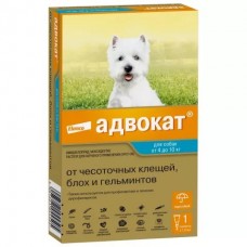 Адвокат капли д/соб от 4 до 10кг (Эланко)  УПАК (250865)