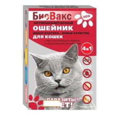 БиоВакс ошейник д/кошек от блох 35см 1/20 -0018- (251743)