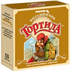 Зоомир Витаминчик Тортилла №50 д/сухопутн.черепах гранулы 3208 1/10-- (256690)