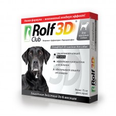 РольфКлуб 3D Ошейник от клещей и блох для крупных собак 1/30-- (372875)