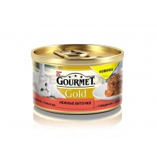 GOURMET GOLD 85,0 конс. д/к нежные биточки говядина томаты(1*12) (00372934   )