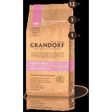 GRANDORF DOG 12кг PUPPY Lamb&Rice  ягнёнок с рисом для щенков 5128 1/4 (374993)