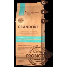 GRANDORF DOG 3кг ALL BREEDS  PROBIOTIC 4 Meat&Rice 4 мяса с рисом и пробиот/ д/ всех пор. 6032  1/9 (375009)