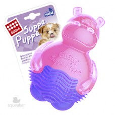 Игрушка д/собак Бегемотик с пищалкой,розовый. 9 см.75425 (00377160   )