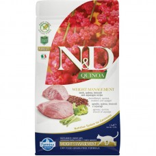 FARMINA N&D Cat Quinoa 1,5кг Weight Management Lamb  с ягненком, контроль веса 5806 1/8* (379064)