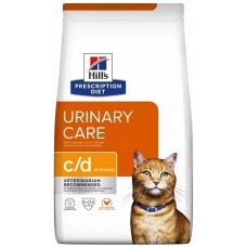 HILLS диета c/d 1,5кг д/кош URINARY КУРИЦА 9185U 6*1 (379976)
