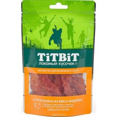 TITBIT Строганина из мяса индейки для маленьких собак 50 г 010716 (382891)