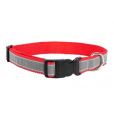Ошейник Аркон Dog & Vogue красный светоотражающая лента 2 см дл.50 см DV03200102 (387579)
