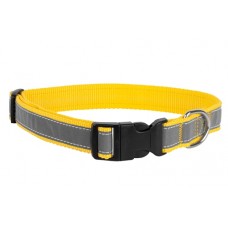 Ошейник Аркон Dog & Vogue желтый светоотражающая лента 2 см дл.50 см DV04200102  нейлон (387582)