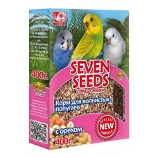 SEVEN SEEDS SPECIAL Корм д/волнистых попугаев  с орехом 400г*16   S203 (387642)