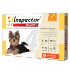 Инспектор Quadro Капли для собак 1-4кг 1/40 (387748)