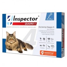Инспектор Quadro Капли для кошек 8-15кг 1/40 (389118)