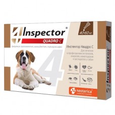 Инспектор Quadro Капли для собак 40-60кг 1/40 (389795)