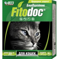 FITODOC Ошейник репеллентный био для кошек  35см 7584-- (390394)