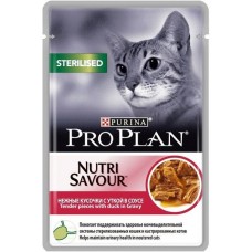 PRO PLAN CAT 85,0 пауч д/стерил кошек Утка/Соус 1/26 ТОП (390747)