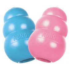 KONG Puppy игрушка для щенков классик S 7x4 см маленькая цвета в ассортименте: розовый, голубой (31007) (00391411   )