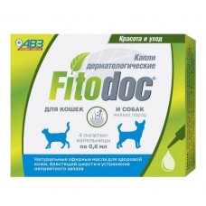 FITODOC капли дерматологические для мелких пород собак и кошек АВЗ 1741  1/54 (391601)