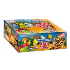SEVEN SEEDS Палочки д/попугаев с фруктами SHOW BOX 36шт 1/4   S504 (392295)