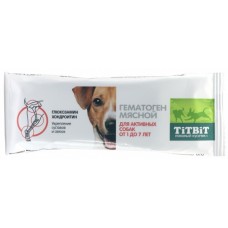 TITBIT Лакомство для собак Гематоген мясной для активных собак 022511  1/32 (00392577   )