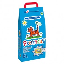 PrettyCat  Naturel 8л/4 кг наполнитель впитывающий для кошачьих туалетов  С АЛОЕ (00392670   )