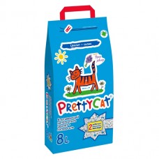 PrettyCat  Naturel 8л/4 кг наполнитель впитывающий для кошачьих туалетов   С ЛАВАНДОЙ (00392671   )