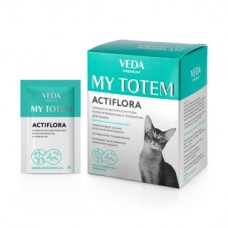MY TOTEM ACTIFLORA (пробиотик и пребиотик) синбиотический комплекс д/ кошек (в 1 уп 30шт) (00393552   )