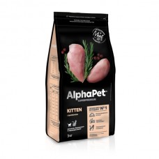 AlphaPet Superpremium 3 кг с цыпленком д/котят, беременных и кормящих кошек 1/120  0921  10/23 (393689)