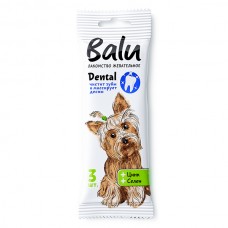 Балу Лакомство жевательное Dental для собак мелких пород с цинком, селеном для собак, 36 г  1/12 (393900)