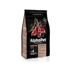 AlphaPet Superpremium 7 кг с ягненком для взрослых кошек и котов с чувствительным пищеварением 2277 (394407)