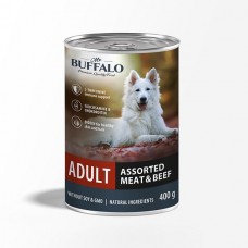 Mr.Buffalo кон. ADULT 400г (мясное ассорти с говядиной ) д/собак 0464 (394418)