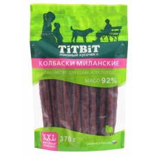 TITBIT Колбаски Миланские для собак всех пород 370 г 024324  1/18 (394428)