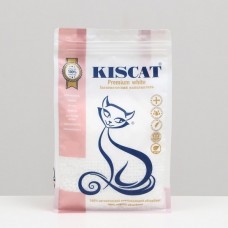 KISCAT Premium White Classic гигиенический наполнитель 3,5 л.* (394467)