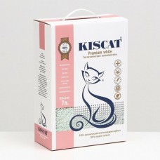 KISCAT Premium White Micro гигиенический наполнитель 7 л. (394471)