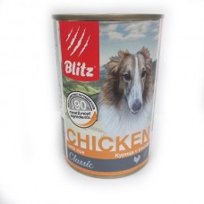 BLITZ  Classic 400 гр.КОНС.  Курица с рисом полнорац. для собак всех пород 1198 (394526)