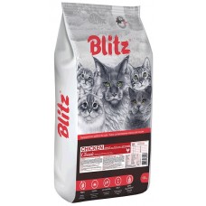 BLITZ Classic 10кг ADULT CATS CHICKEN .д/взрослых кош с курицей 0207 (394535)