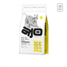AJO Dog 1,5 кг Very Small Adult с гречкой для взрослых собак миниатюрных пород 0334 1/6 (394927)