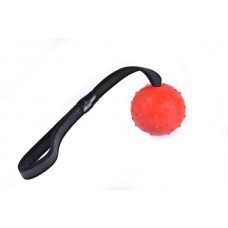 Игрушка д/собак Мяч резиновый полый с прорезиненной нескользащей ручкой 0605 (395141)