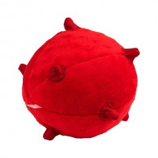 Playology сенсорный плюшевый мяч для щенков PUPPY SENSORY BALL 15 см с ароматом говядины, красный (395224)