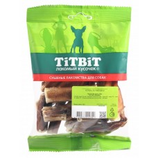 TITBIT Корень бычий мини - мягкая упаковка лакомство для собак 024799  1/15 (395492)