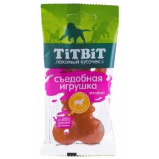 TITBIT Съедобная игрушка косточка с ягненком Standart для собак ср пород 014431 (395526)