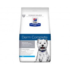HILLS диета д/с 1,5кг Derm Complete Sensitive для взрослых собак 605869R (395661)
