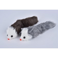 Игрушка д/кошек-пищалка д/кошек Мышка 17х4х4см 1977 (395753)