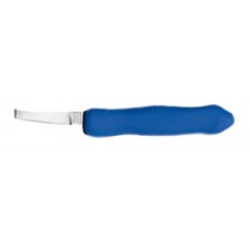Нож для копыт, длинное узкое правостороннее лезвие, резиновая ручка арт.40421Р (397054)