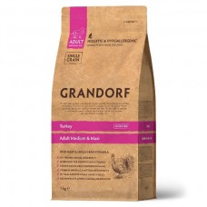 GRANDORF DOG Turkey MED&MAXI (индейка для собак средних и крупных пород) 1 кг. (398689)