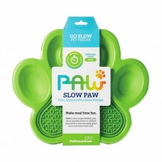 Миска Лапа для медленного кормления 2в1, зеленая PetDreamHouse PAW 2-IN-1 Slow Feeder & Lick Pad Green Easy, 540 г 0508 (398743)