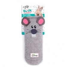 All For Paws Игрушка д/кош Sock Носок Мышка c кош.мятой 20*9,5*3см (Новый) (403042)