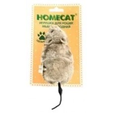 Игрушка д/кошек HOMECAT 7 см х 15 см  мышь заводная (403229)