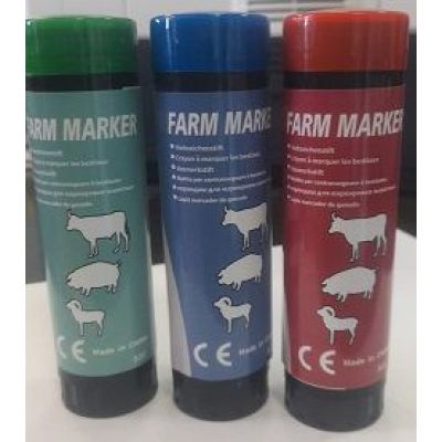 Маркер-туб (карандаш) для маркировки FARMMARKER, синий, 100гр