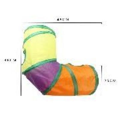 Игрушка WOGY д/кошек Тоннель 48х48х25см угловой арт.2025-2647 Код276055