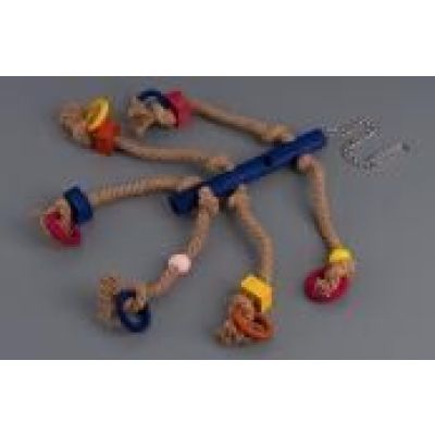 Игрушка WOGY д/птиц Кольца 40х10см, микс арт.2024-8794 Код275319